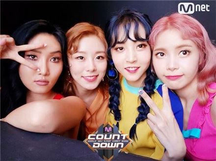 마마무 / 사진=Mnet '엠카운트다운' 공식 트위터