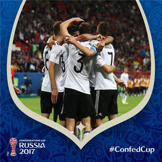 독일-칠레, 컨페드컵서 90분 간 혈투 끝에 무승부
