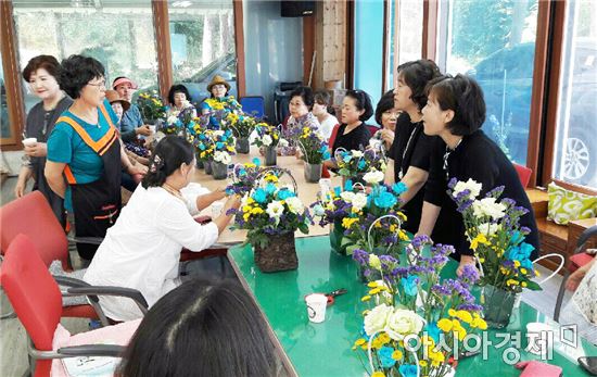 함평군, 원예치료사 과정 운영~주민들 큰 호응