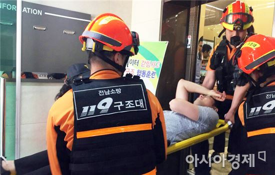 보성군, ‘승강기 사고대응 합동훈련’실시