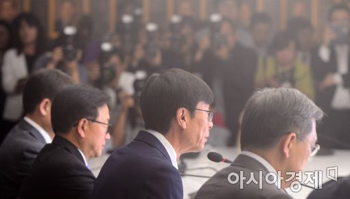 [포토]모두발언하는 김상조 공정거래위원장