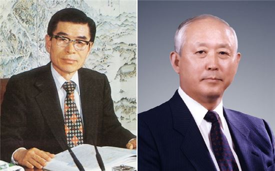 향년 96세, 86세의 일기로 별세한 임대홍 대상그룹 창업주(왼쪽)와 함태오 오뚜기 창업주