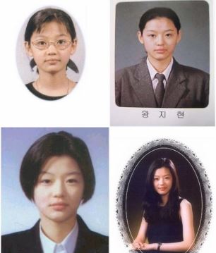 [사진제공=온라인커뮤니티]전지현의 학창시절 모습
