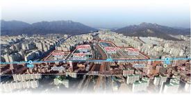 도시재생활성화계획 대상지로 지정된 서울 창동상계 일대 사업지 현황