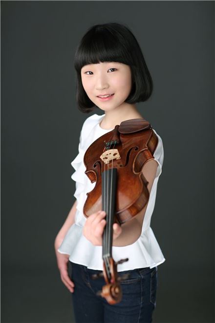 '바이올린 영재' 강나경. 사진제공=한국예술종합학교