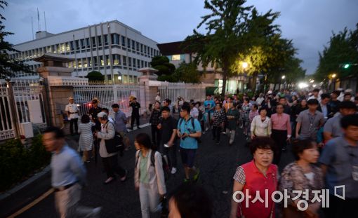 [포토]활짝 열린 청와대 앞길