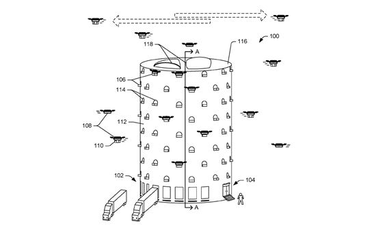 드론으로 택배 배송…아마존, 드론 택배 전용 물류 센터 특허