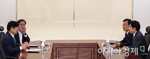 [포토]여야 4당, '추경 해법' 논의
