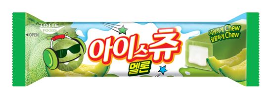 "빙과도 쫀득한 식감 인기" 롯데푸드, 아이스츄 멜론 출시