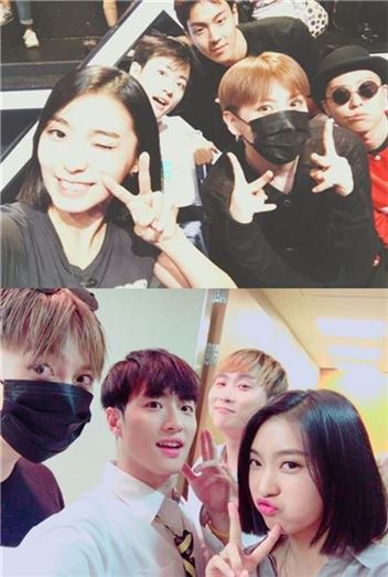 보라♥필독, 연결고리 ‘힛더스테이지’ 당시 사진 ‘눈길’