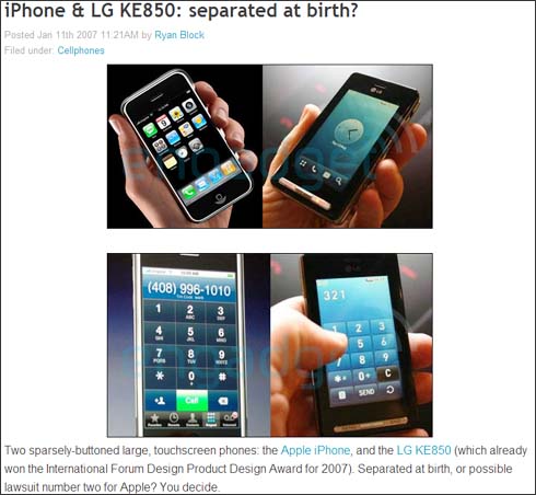 '프라다폰' 표절 논란에 애플 전 디자이너 "모든 제품을 분해해봤다"