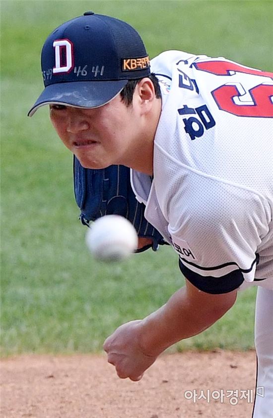 [포토]함덕주, '있는 힘껏'