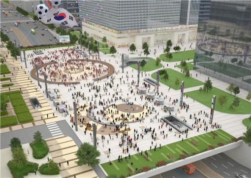 [新영동대로 개벽]지상엔 서울광장 2.5배 크기 대형 공원