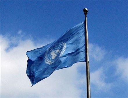 유엔 깃발이 바람에 휘날리고 있다.(출처=유엔 홈페이지) 