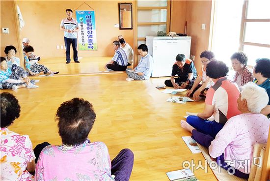 함평군, 여름철 현장 영농기술교육 돌입