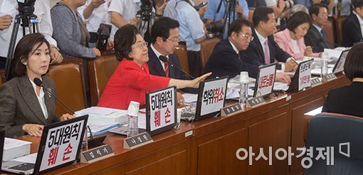 [포토]인사청문회 피켓팅 이어가는 자유한국당