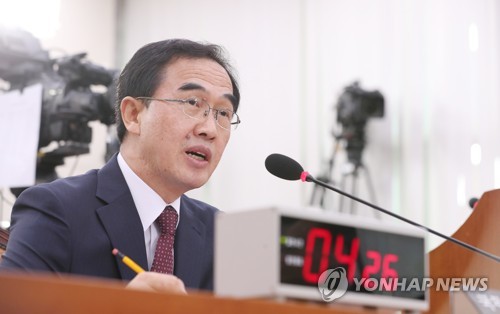 조명균 "이산가족 상봉, 8·15·추석 계기로 추진 노력"