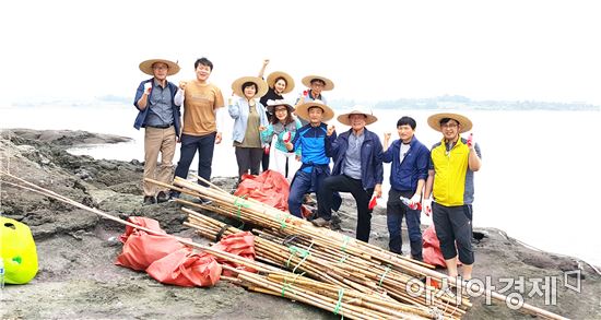 보성군, ‘해도’ 환경정화 및 순찰 실시