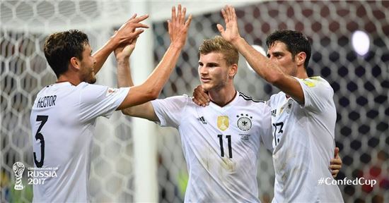 '고레츠카 2골' 독일, 멕시코 4-1로 꺾고 컨페드컵 결승행