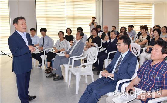 윤장현 광주시장, 정책제안 광주시민총회 참석