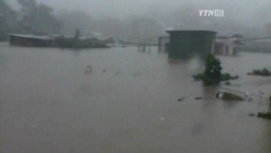 사진출처=YTN 방송화면 캡처, 태풍 '난마돌'로 인해 피해를 입은 모습이다.