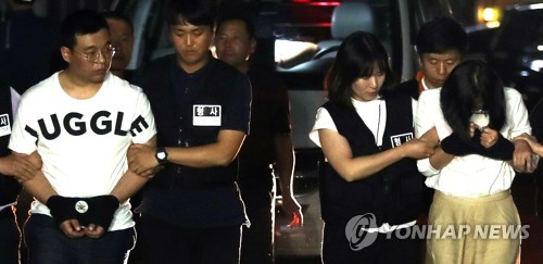 창원 골프연습장 주부 살해 피의자 현장검증