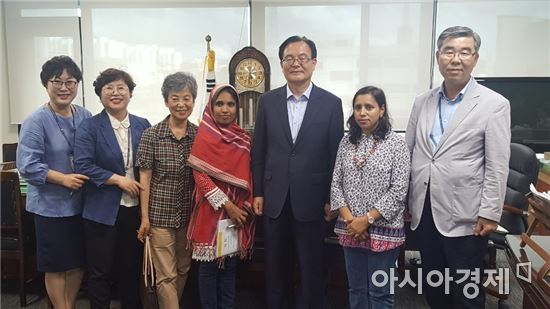 한국국제협력단·방글라데시 연수단, 광주 서구 찾아 