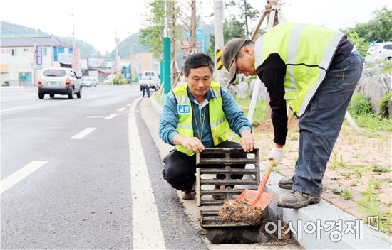 보성군, 철저한 장마 대비책 마련~안전하고 쾌적한 도로 환경 개선