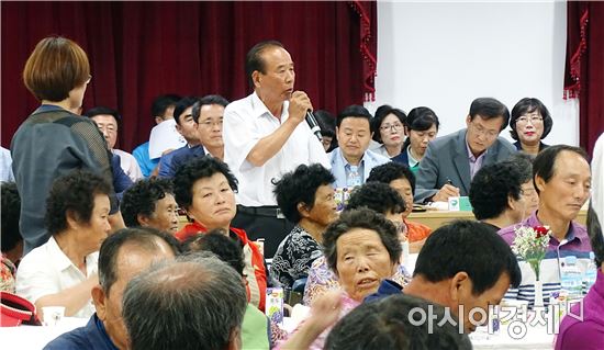 군수님, ”지하수 흙탕물 언제까지 먹어야 하는가요”