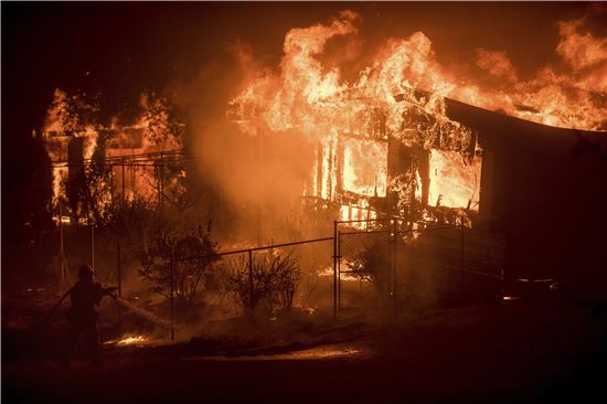 [포토]불타는 美 캘리포니아