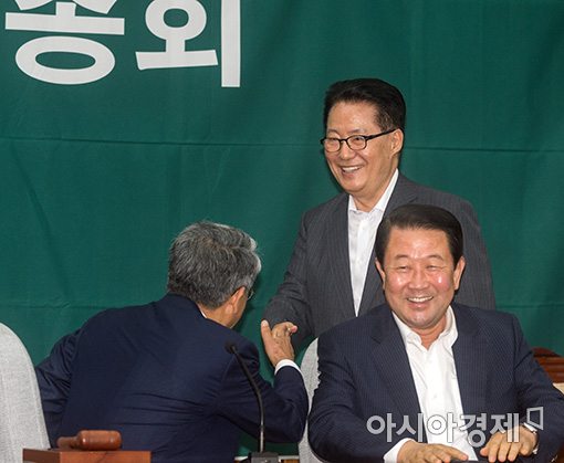 [포토]기분좋은 박지원·박주선