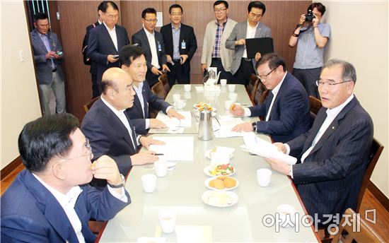 이개호 의원, 전남동부지역 단체장과 간담회 개최