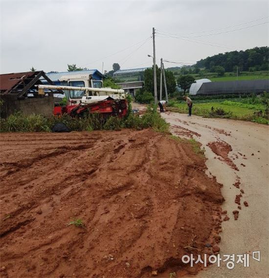 부안 주산면, 폭우 피해 복구 ‘찾아가는 런닝맨’ 현장행정