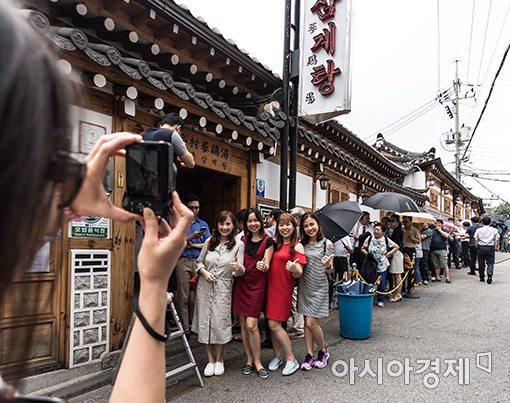 [포토]초복 풍경이 신기한 중국인 관광객들