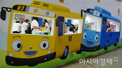 [포토]타요 버스안에서 즐거운 시간
