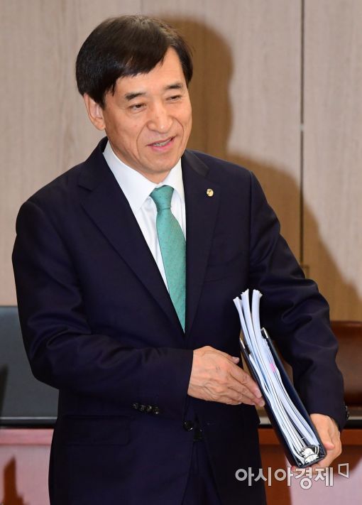 [포토]이주열 총재, 금융통화위원회 참석