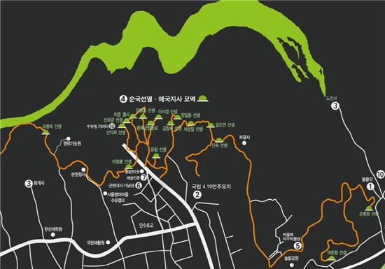 애국지사 묘역 