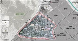 '성북구 장위동 도시재생시범사업 도시재생활성화계획' 사업 위치도 / 서울시