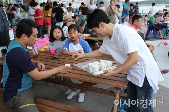 전복 1,000원 경매, 싱싱광어 무료시식회, 완도특산품 경품이벤트, 리조트 무료숙박권, 80만 원 상당의 대박쿠폰 등이 준비되어 있다.