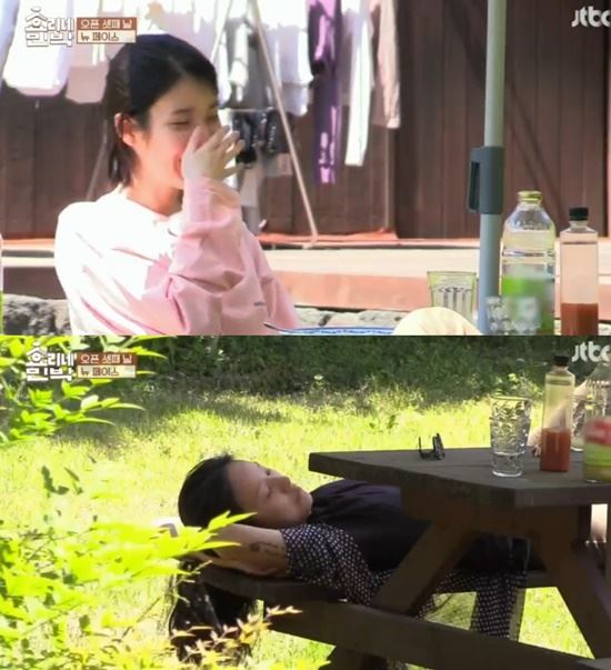 '효리네 민박' 아이유 이효리 /사진=JTBC '효리네 민박' 아이유 이효리 캡처