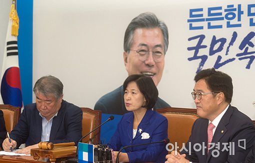 [포토]발언하는 추미애 대표