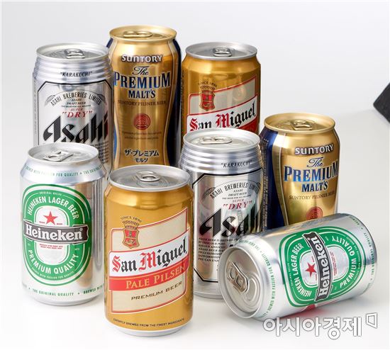 수입 맥주 시장서 '아시아' 약진…日 맥주가 1위 