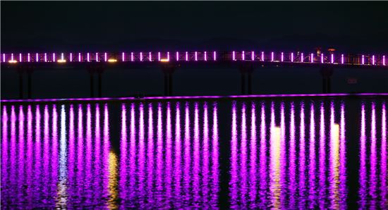 함평 돌머리해수욕장, 야경 명소로 재탄생