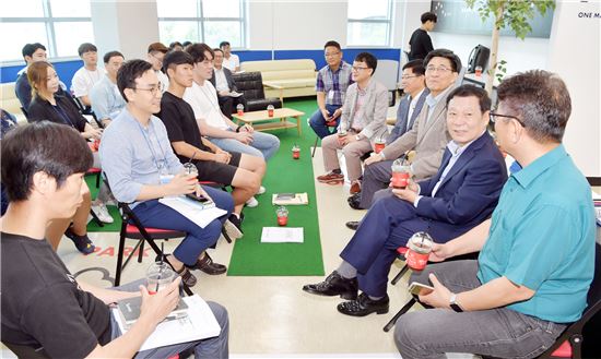 윤장현 광주시장, I-Plex광주 청년창업지원센터 입주스타트업 입주식 참석