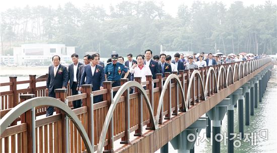 함평군, 85억원 들여 돌머리지구 연안유휴지 개발사업 준공