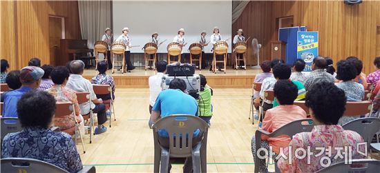 광주 광산구, 삼도농협 찾아가는 영화관 운영