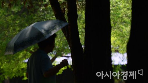 [포토]'폭염에 숲 속으로'