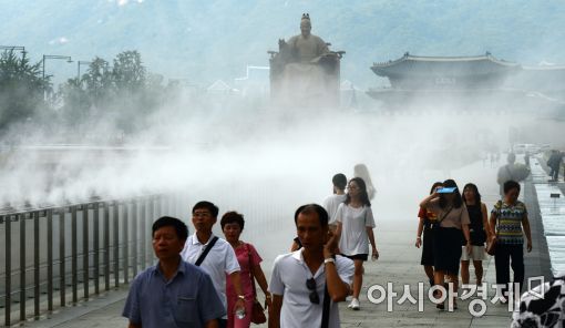 [포토]'광화문광장을 시원하게'