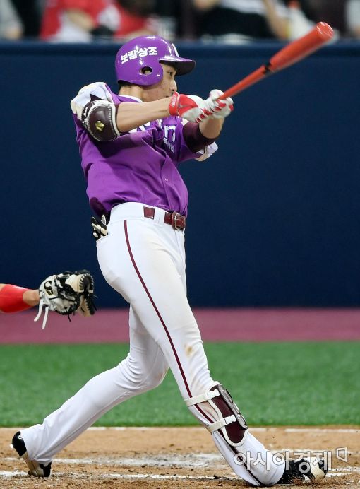 [포토]좌전 안타치는 넥센 이정후