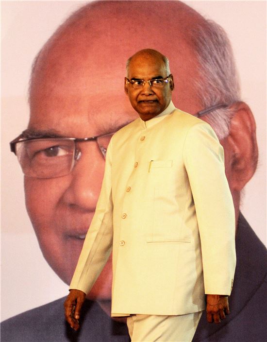 [포토]'불가촉천민'에서 인도 대통령 된 코빈드